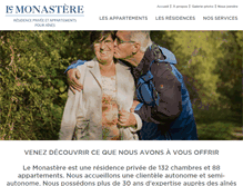 Tablet Screenshot of lemonastere.ca